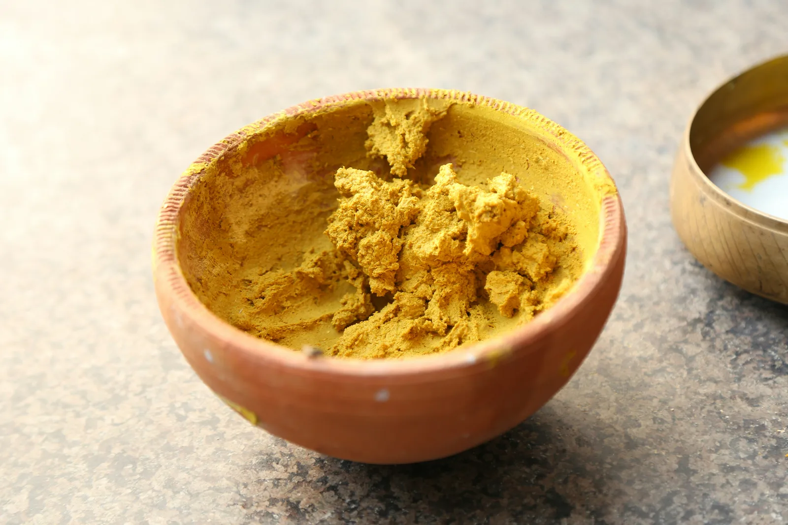 Turmeric and Curd Paste