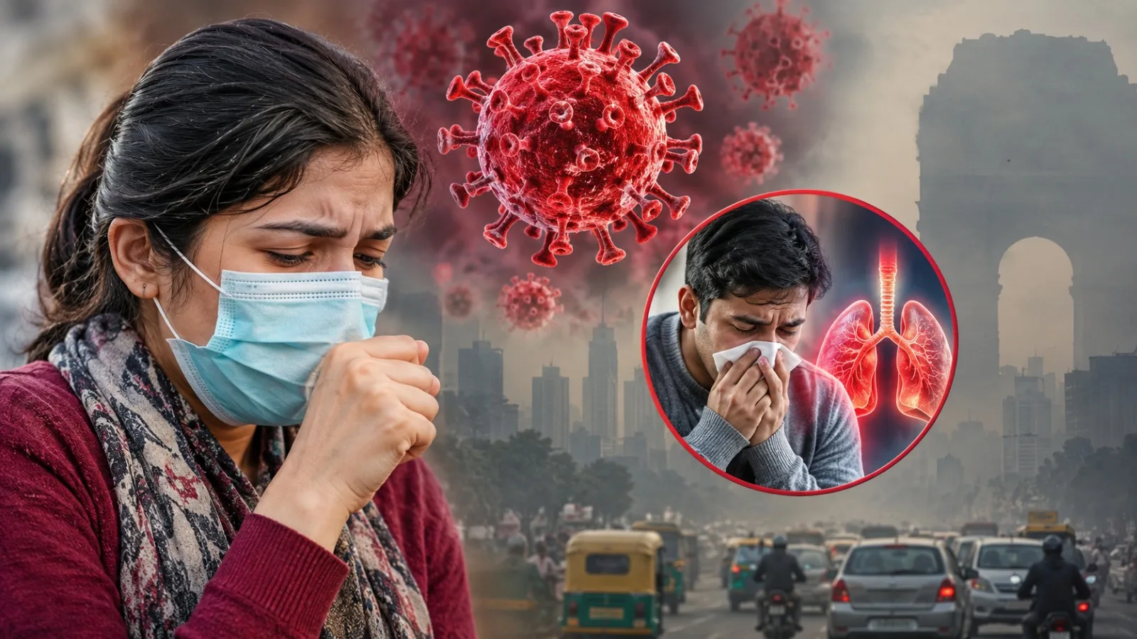 दिल्ली में स्वाइन फ्लू और प्रदूषण की दोहरी मार: लक्षण पहचानने में क्यों हो रही देर?